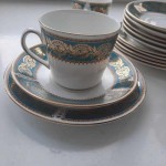 Elizabethian china bone,England нов сет 18 части кафе /чай и торта 00013