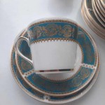 Elizabethian china bone,England нов сет 18 части кафе /чай и торта 00013