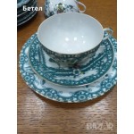 Japan fine bone antique porcelain 20 parts 24 к gold 00041 Japan fine bone antique porcelain 20 parts 24 к gold 00041