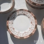Elizabethan костен ръчно рисуван порцелан,Англия сервиз за хранене 20 ч.